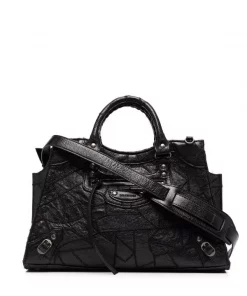 ( Nouvelle Collection ) Balenciaga Sac Cabas à Coutures Géométriques Femme