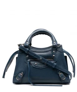 ( Positively Conscious ) Balenciaga 4403 - PETROL BLUE Sac à Main Neo Classic City Femme