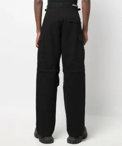 ( Positively Conscious ) Balenciaga Pantalon Droit à Poches Cargo 1000 BLACK -Vente magasin Balenciaga 18348960 39426806 600