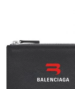 ( Positively Conscious ) Balenciaga Porte-cartes En Cuir à Logo Imprimé Homme -Vente magasin Balenciaga 18367650 39585393 600