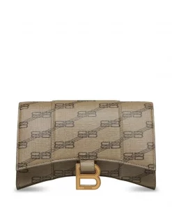 ( Positively Conscious ) Balenciaga Portefeuille Hourglass à Motif BB Femme -Vente magasin Balenciaga 18413253 39585849 600